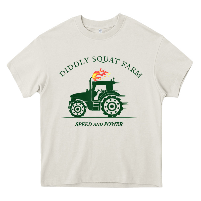 Diddly Squat Farm Green, Tractor Tee For Farmer T Shirt Heavy Core Tee by linhVisuals | Teevron