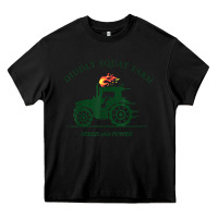 Black diddly squat farm green, tractor tee for farmer t shirt Heavy Core Tee - linhVisuals