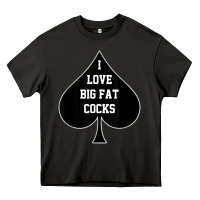 Asphalt i love big fat cocks queen of spades t shirt Heavy Core Tee - linhVisuals
