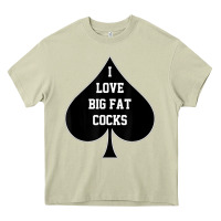 Mossy i love big fat cocks queen of spades t shirt Heavy Core Tee - linhVisuals