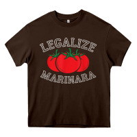 Chocolate Brown legalize marinara food gift tshirt Heavy Core Tee - linhVisuals