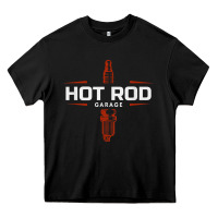 Hot Rod Garage Custom Retro Classic Car Spark Plug T Shirt Heavy Core Tee | Teevron