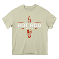 Mossy hot rod garage custom retro classic car spark plug t shirt Heavy Core Tee - linhVisuals