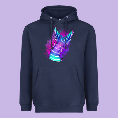 Mermaid Heavyweight Hoodie Designed By Jasminsmagicworld