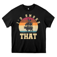 Id Smoke That Funny Smoked Pork Meat Lover Bbq Gift Barbecue T Shirt Heavy Core Tee | Teevron