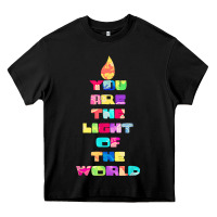 Black light of the world godspell inspired musical theater t shirt Heavy Core Tee - linhVisuals