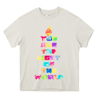 Cream light of the world godspell inspired musical theater t shirt Heavy Core Tee - linhVisuals