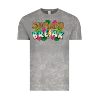 Cloud Rock Summer Break Vintage Tee - CowhideDigitalArt
