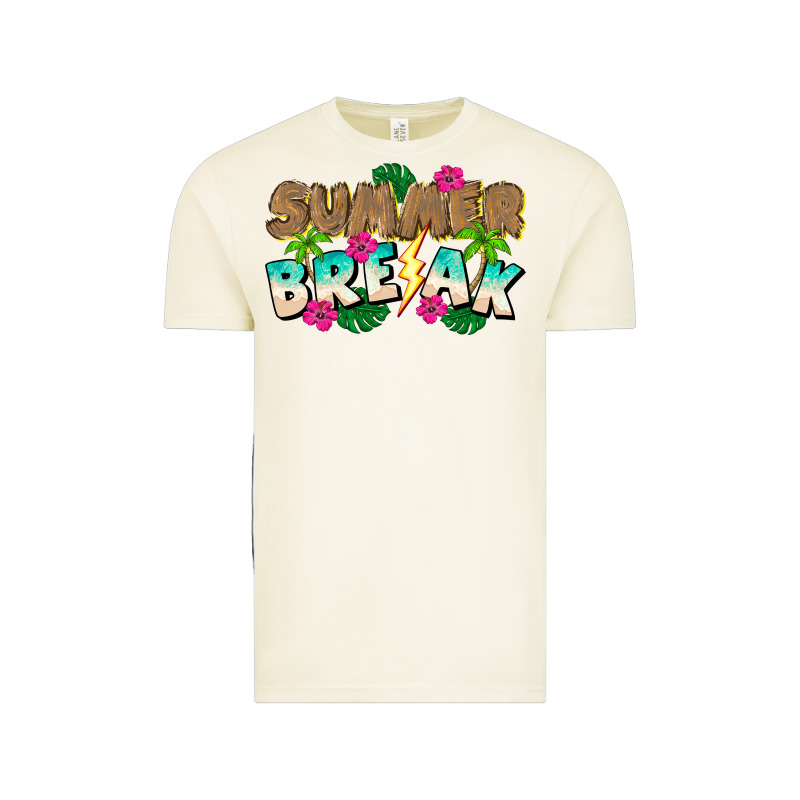 Summer Break Vintage Tee by CowhideDigitalArt | Teevron