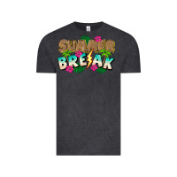 Vintage Black Summer Break Vintage Tee - CowhideDigitalArt