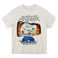 Cream anthrax – persistence of time 30th anniversary tank top Heavy Core Tee - linhVisuals