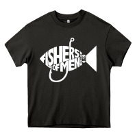 Asphalt matching church christian group bible verse fishers of men pullover ho Heavy Core Tee - linhVisuals