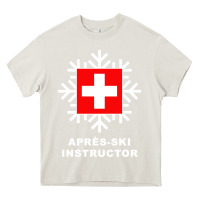 Cream après ski instructor sweatshirt Heavy Core Tee - linhVisuals