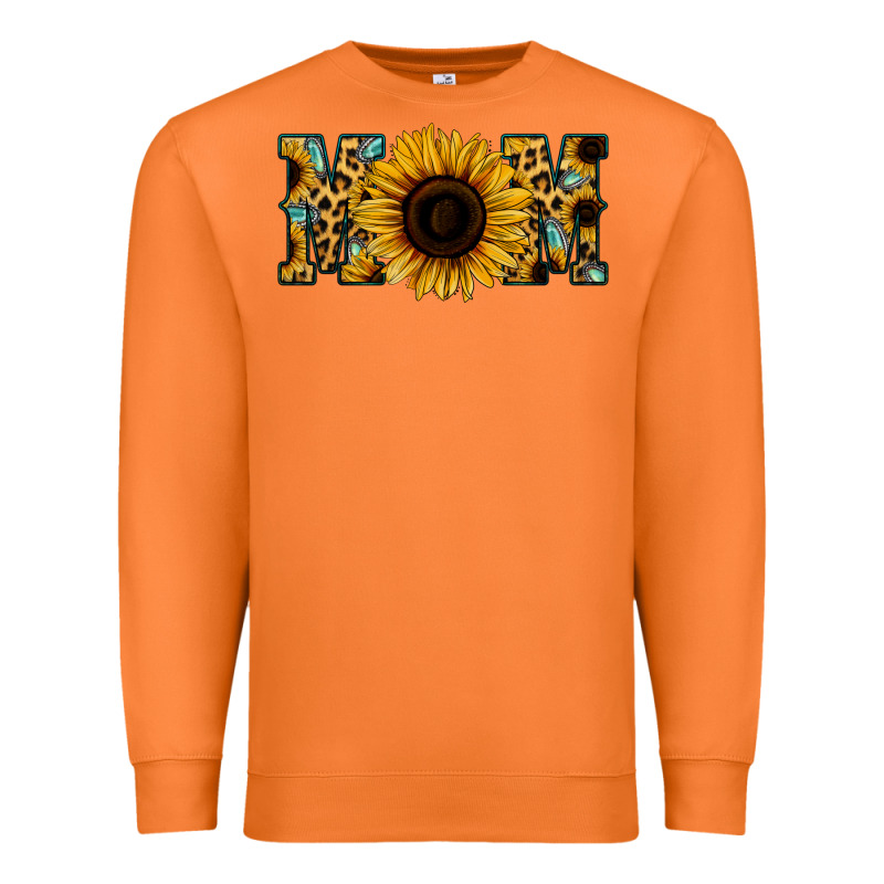 Sunflower Leopard Mom Premium Sweatshirt by Jasminsmagicworld | Teevron