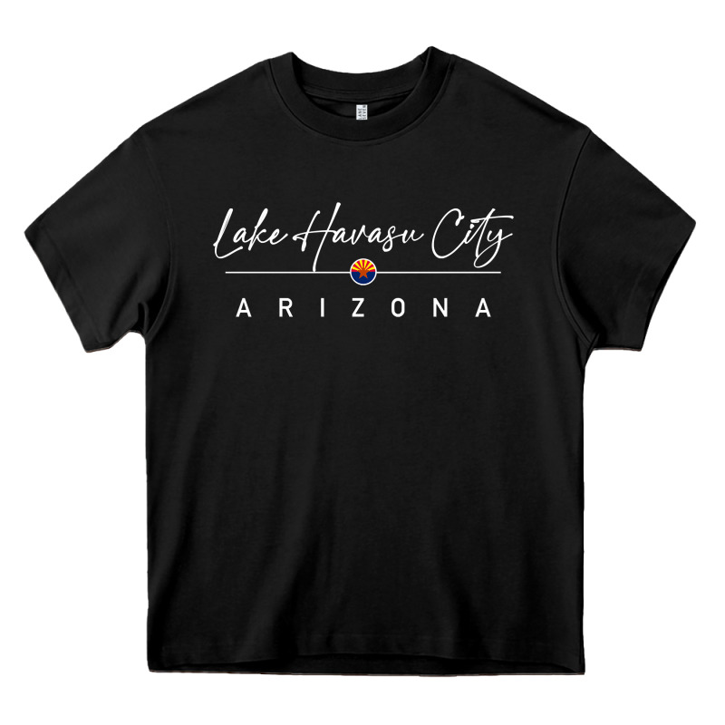 Lake Havasu City, Arizona Pullover Hoodie Heavy Core Tee by linhVisuals | Teevron