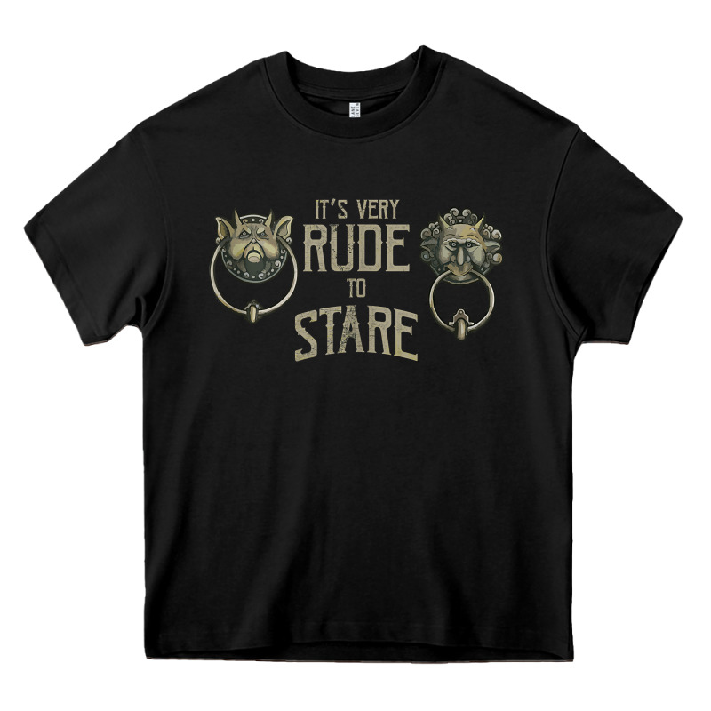 It's Very Rude To Stare Labyrinth Door Knocker Tank Top Heavy Core Tee by linhVisuals | Teevron