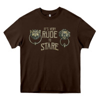 Chocolate Brown it's very rude to stare labyrinth door knocker tank top Heavy Core Tee - linhVisuals