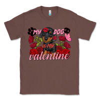 Chestnut My dog is my Valentine's Day Classic Tee - FaDigitalArtStudio