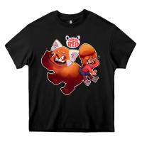 Black turning red Merch Heavy Core Tee - linhVisuals