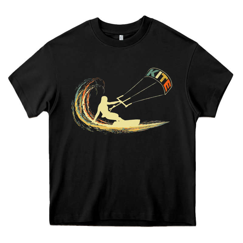 Kite Kiteboarding Kiting Kitesurfing Kitesurf Gift Premium T Shirt Heavy Core Tee by linhVisuals | Teevron