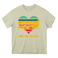 Mossy mama duck mother of 3 duckling funny mom mommy animal lover t shirt Heavy Core Tee - linhVisuals