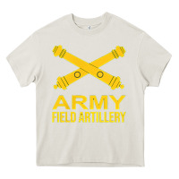 Cream army field artillery branch us usa t shirt Heavy Core Tee - linhVisuals