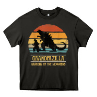 Asphalt mens grandpazilla grandpa of monsters retro halloween christmas t shir Heavy Core Tee - linhVisuals