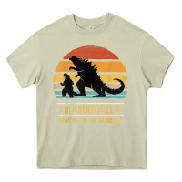 Mossy mens grandpazilla grandpa of monsters retro halloween christmas t shir Heavy Core Tee - linhVisuals