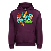 Mauve Wine headstart dude Urban Hoodie - RanaPortraitStore