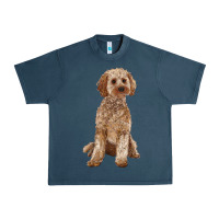 Midnight Navy cockapoo Urban Heavy Tee - RanaPortraitStore