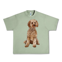 Oil Green cockapoo Urban Heavy Tee - RanaPortraitStore