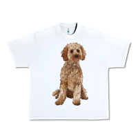 White cockapoo Urban Heavy Tee - RanaPortraitStore