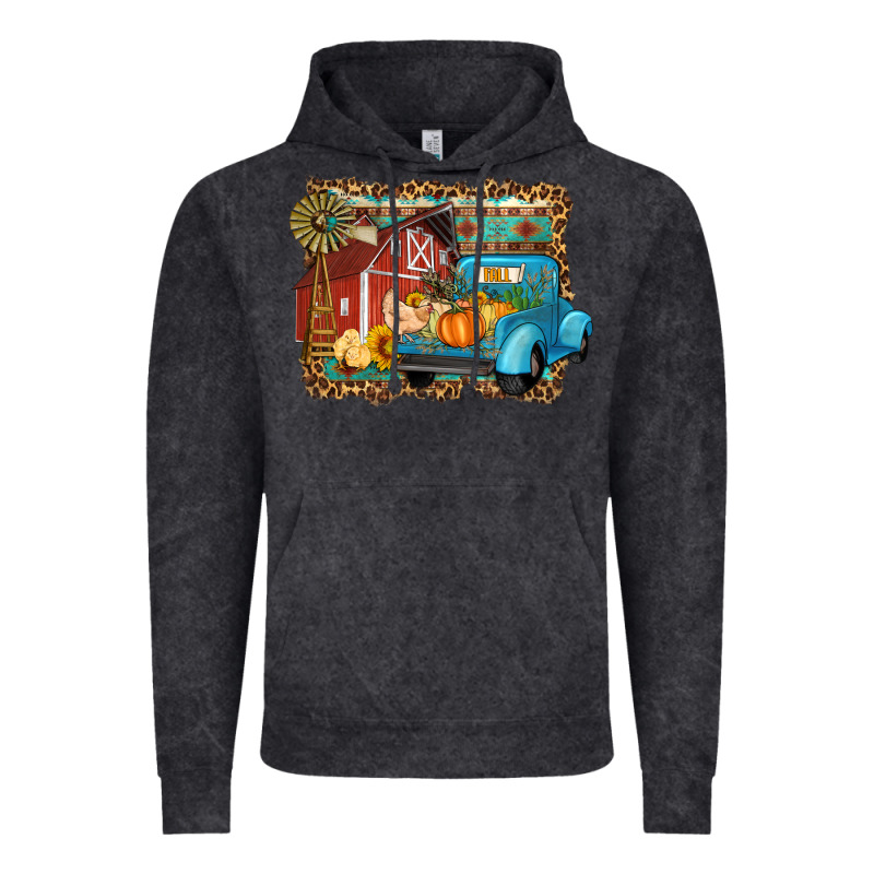 Farm Life Fall Barn And Truck Vintage Hoodie by Artiststas | Teevron