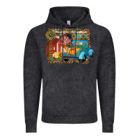 Vintage Black Farm Life Fall Barn And Truck Vintage Hoodie - Artiststas