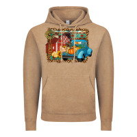 Vintage Coffee Farm Life Fall Barn And Truck Vintage Hoodie - Artiststas
