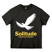 Asphalt Solitude Mountain Resort Heavy Core Tee - linhVisuals