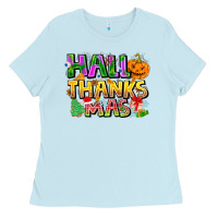 Baby Blue holiday fusion art Ladies Tee - CowhideDigitalArt