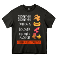 Asphalt chicken wing chicken wing hotdog and bologna shirt t shirt Heavy Core Tee - linhVisuals