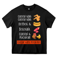 Chicken Wing Chicken Wing Hotdog And Bologna Shirt T Shirt Heavy Core Tee | Teevron