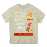 Mossy chicken wing chicken wing hotdog and bologna shirt t shirt Heavy Core Tee - linhVisuals