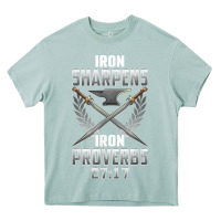 Arona iron sharpens iron quote proverbs 2717 christian cool gift t shirt Heavy Core Tee - linhVisuals