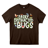 Chocolate Brown funny bug tshirt, insect lover shirt, bug collector t shirt Heavy Core Tee - linhVisuals