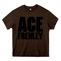 Chocolate Brown the-ace-frehley-trouble-walkin-cool Heavy Core Tee - linhVisuals