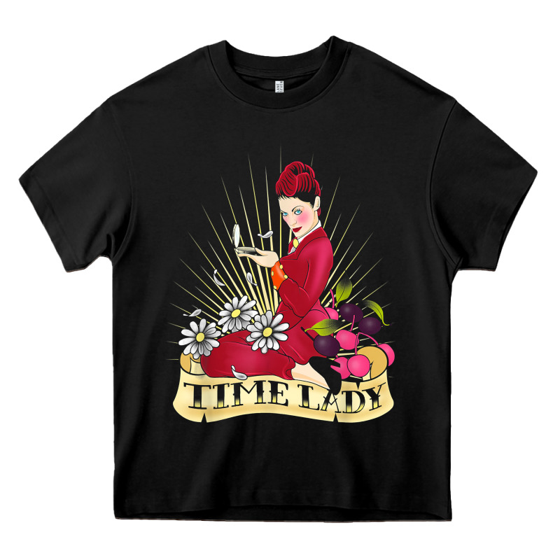 Doctor Who Rockabilly Missy Time Lady Baker T Shirt Heavy Core Tee by linhVisuals | Teevron