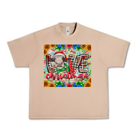 Burro Love Christmas cow Urban Heavy Tee - CowhideDigitalArt