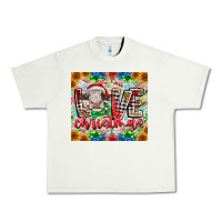 Pistachio Love Christmas cow Urban Heavy Tee - CowhideDigitalArt