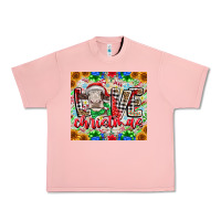 Salmon Love Christmas cow Urban Heavy Tee - CowhideDigitalArt