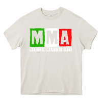 Cream mexican martial arts combat mexico fighter themed pullover hoodie Heavy Core Tee - linhVisuals