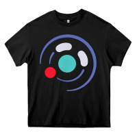 Black minimalist game cube controller throwback retro gamer t shirt Heavy Core Tee - linhVisuals