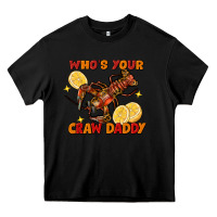 Black Crawfish who's your craw daddy Heavy Core Tee - FaDigitalArtStudio